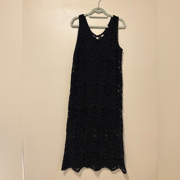 Charlie B Crochet Midi Shift Dress - Picture 3 of 5